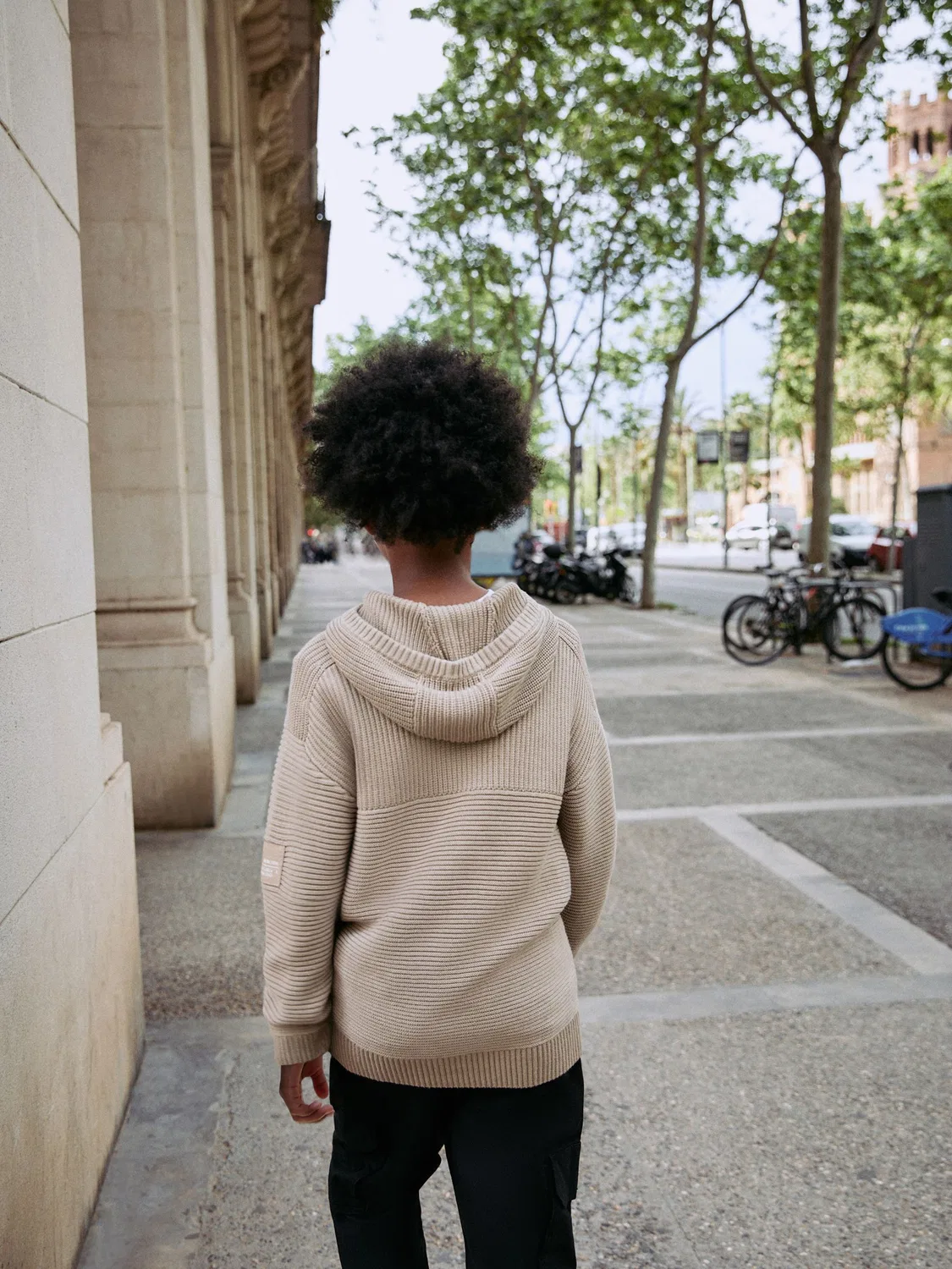 Худи утилитарное вязаное, модель Utility Knitted Hoodie Next, нейтральный — фото 4