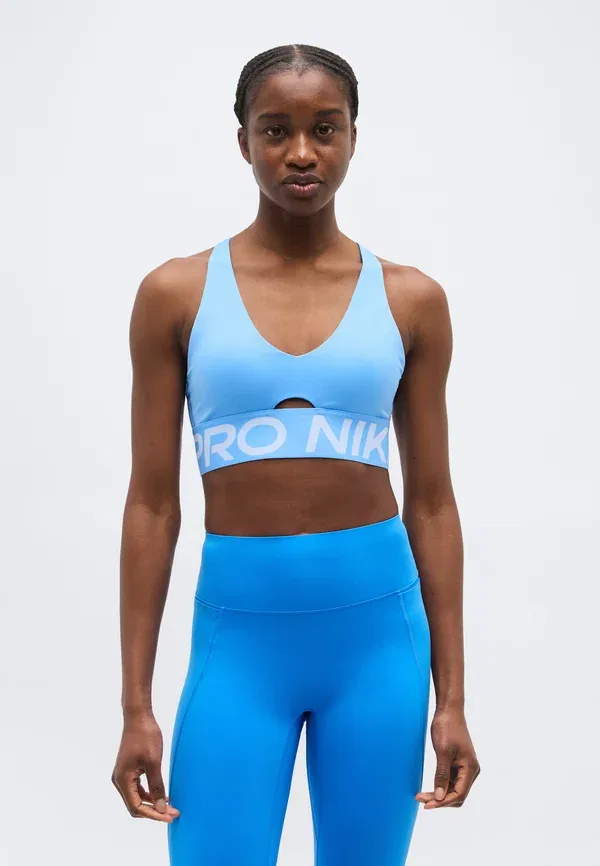 Бюстгальтер с дышащей тканью Sculpt bra Nike Performance, University Blue/Hydrogen Blue/White, белый/синий