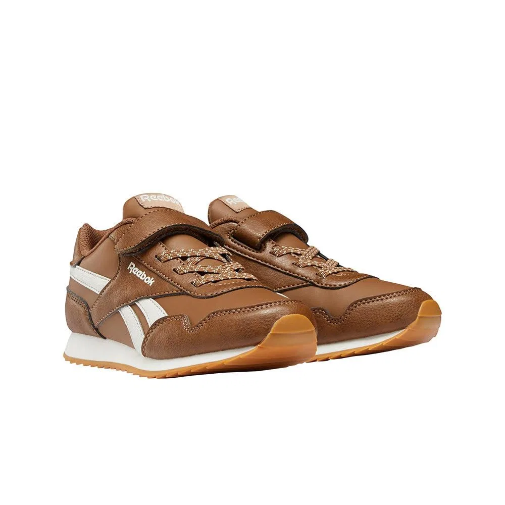 Детские кроссовки для мальчиков с липучкой Royal Classic Jogger 3 Reebok, Brush Brown Chalk — фото 4