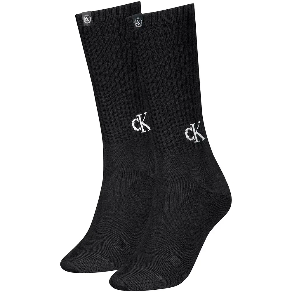 Женские хлопковые носки Calvin klein, Black