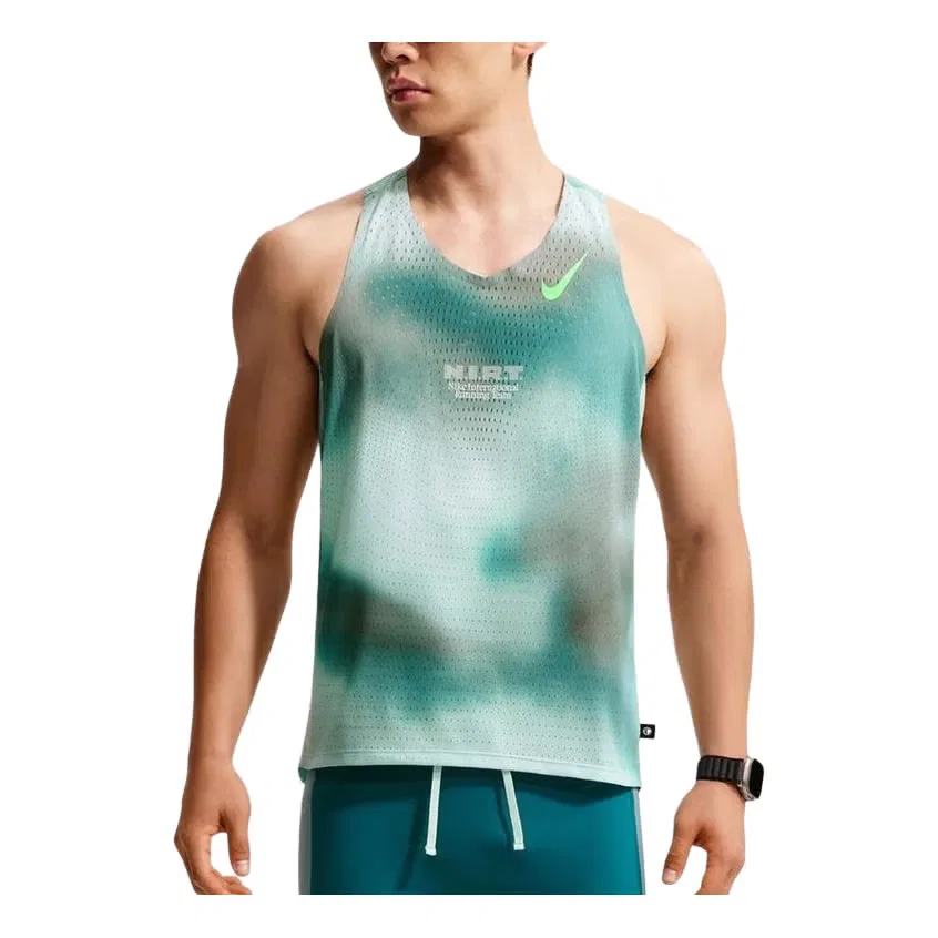 Майка спортивная без рукавов AeroSwift Dri-FIT ADV Nike, ярко-зеленый