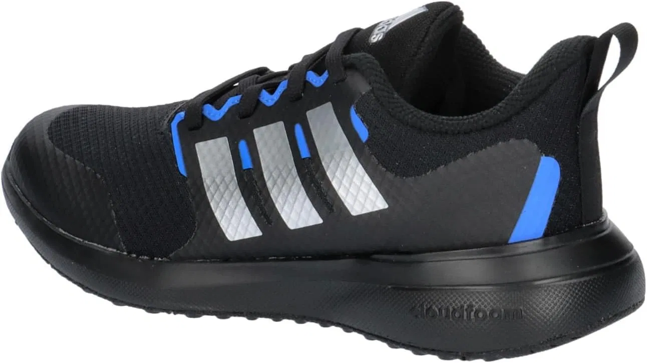 Детские спортивные кроссовки для мальчиков adidas, Core Black Silver Met Bright Royal — фото 3