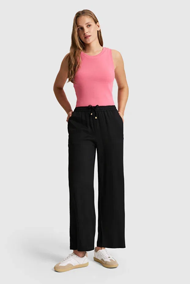Женские брюки из текстиля U.S. Polo Assn., Black