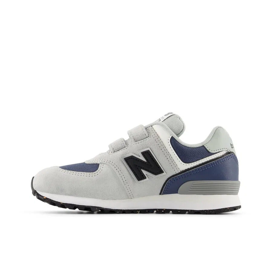 Кроссовки New Balance '574 Hook & Loop' серого цвета — фото 3