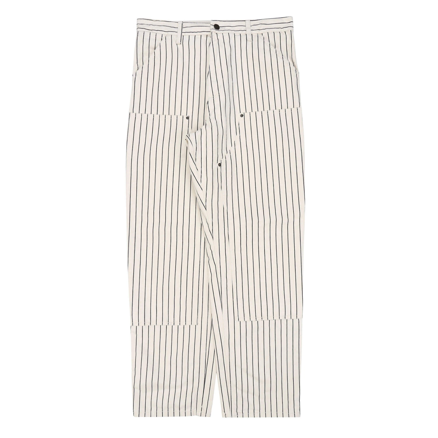 

Брюки Carhartt WIP x Palace Double Knee 'Hickory Wax/Black', кремовый/черный