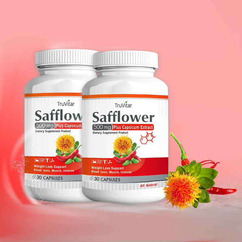 

Добавка TruVitar Safflower Plus Capsicum Extract, 60 капсул