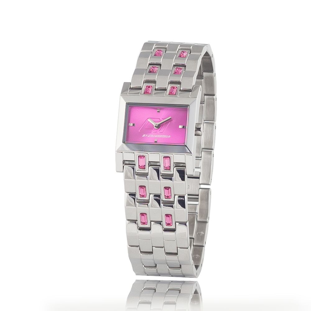 

Серебряные часы из нержавеющей стали Chronotech