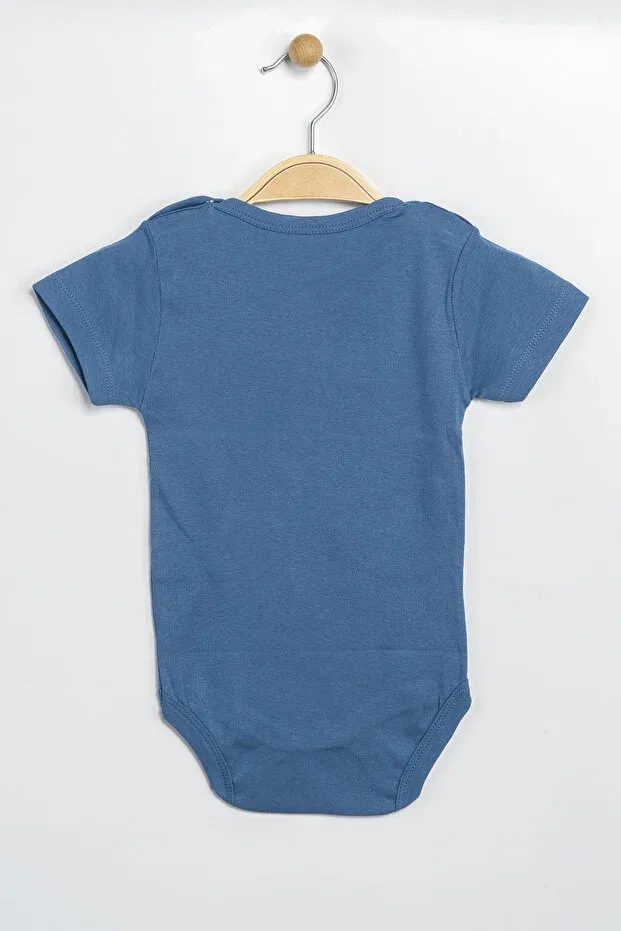 Детское боди для новорожденных с принтом Aziz Bebe, Dark Blue — фото 2