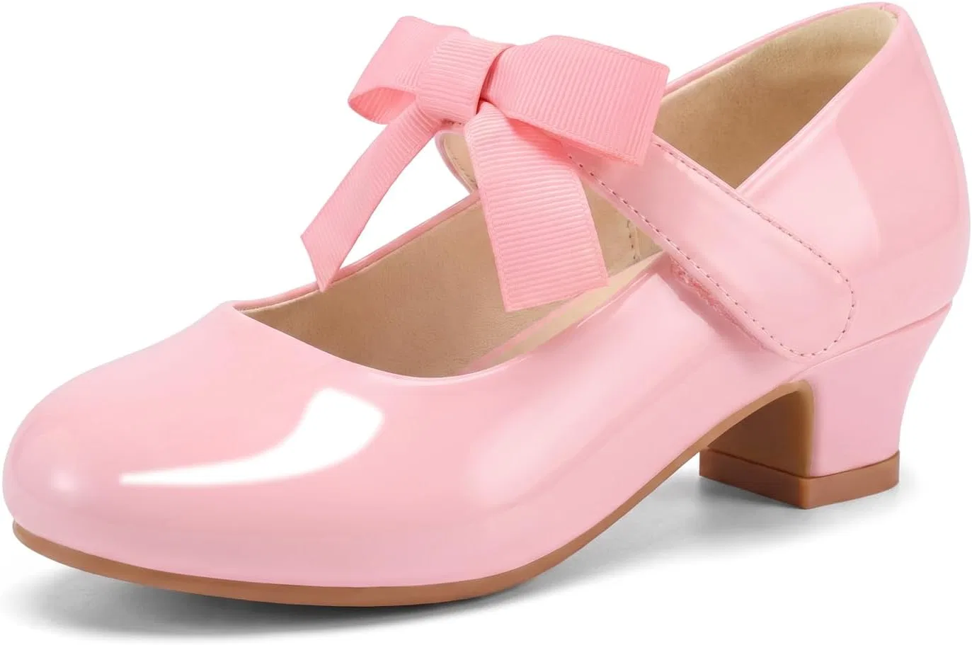 Детские туфли для девочек с бантом Mary Jane Coutgo, Pink