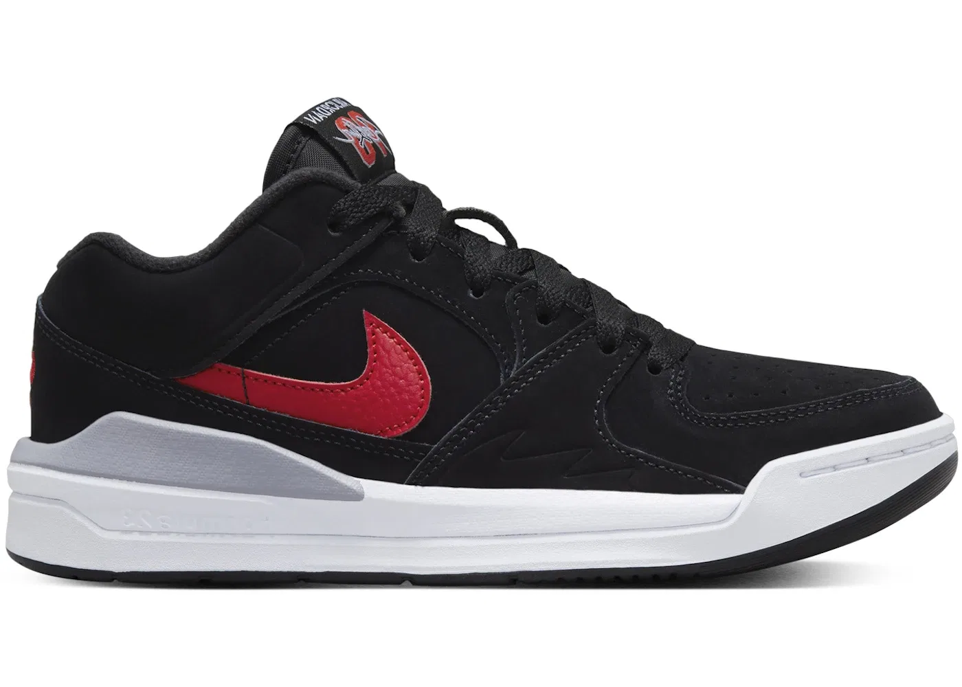 Детские кроссовки Lifestyle Jordan Stadium 90 Jordan, Black/White/Cement Grey/Fire Red