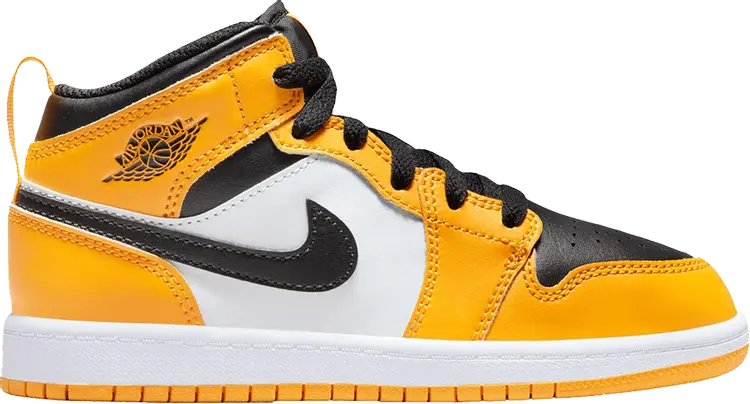 

Кроссовки Air Jordan 1 Mid PS Reverse Yellow Toe, желтый, Желтый;серый, Кроссовки Air Jordan 1 Mid PS Reverse Yellow Toe, желтый