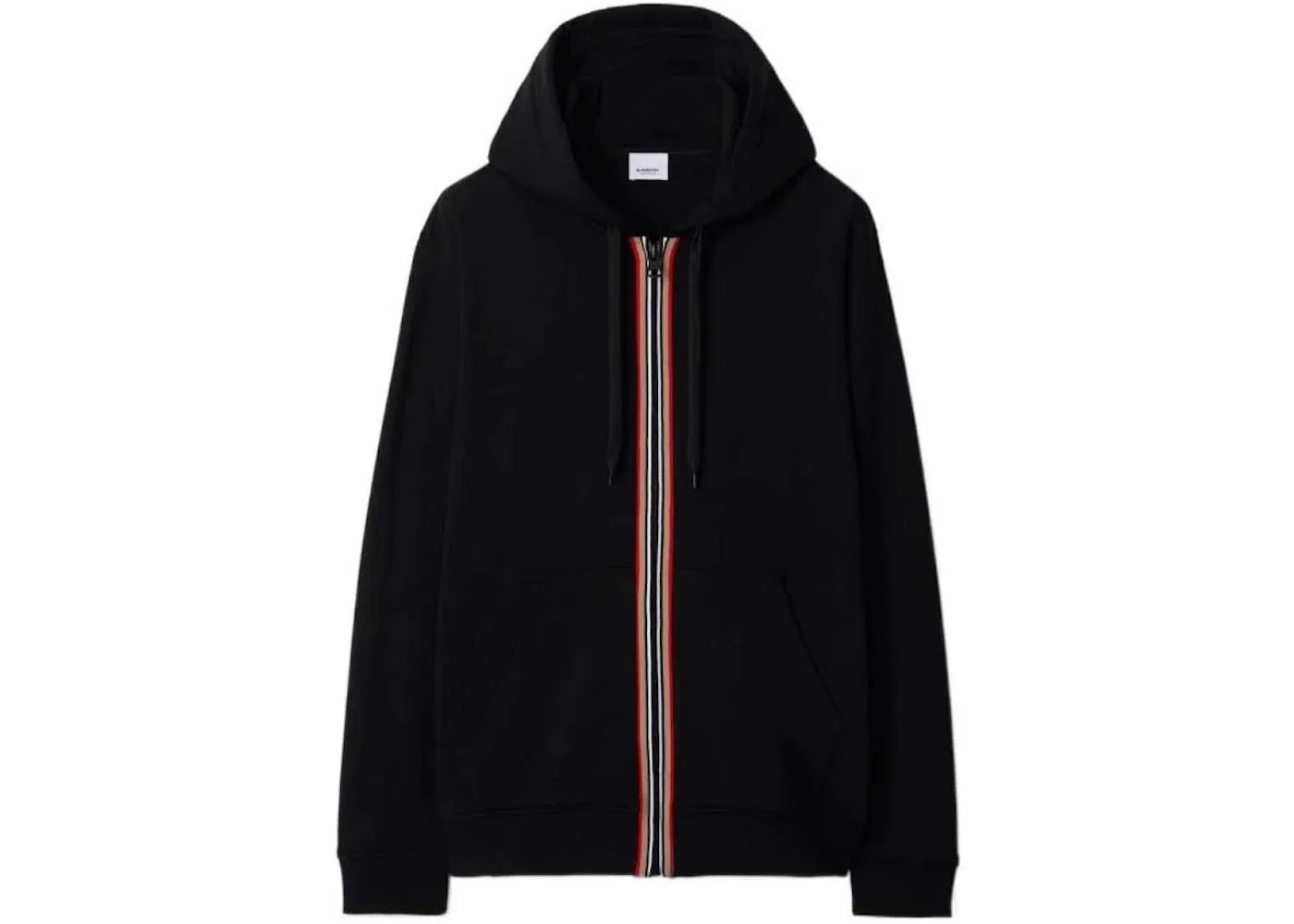 Мужская худи с молнией Hove Stripe Burberry, Black
