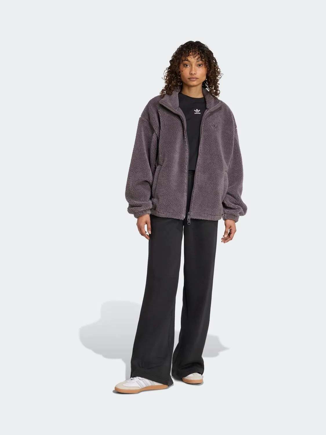 Штаны свободного кроя Essentials, adidas Originals, черный — фото 3