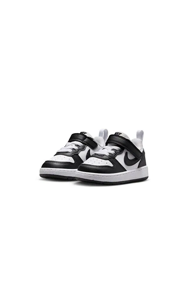 Детские повседневные туфли для девочек на плоском ходу Glam Nike, Black/White
