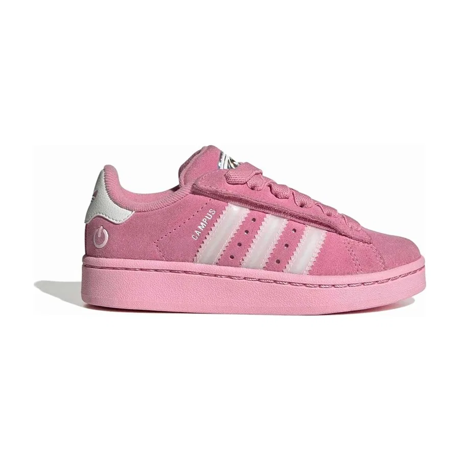 Детские спортивные кроссовки со светящейся подошвой Campus 00S adidas, Розовый