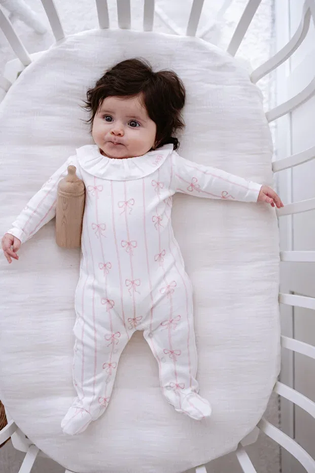 Детский комплект одежды для новорожденных хлопковый Atelier Babbi, Powder — фото 3