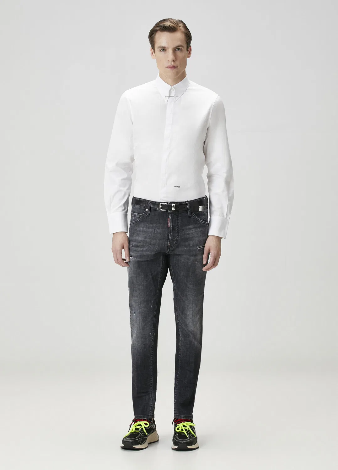 Джинсы Dsquared2 Black Fog Wash Teddy, black