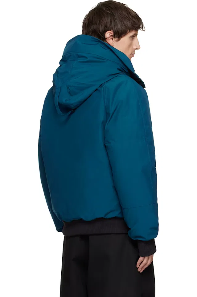 Пуховая куртка-бомбер Blue black label Chilliwack Canada Goose — фото 3