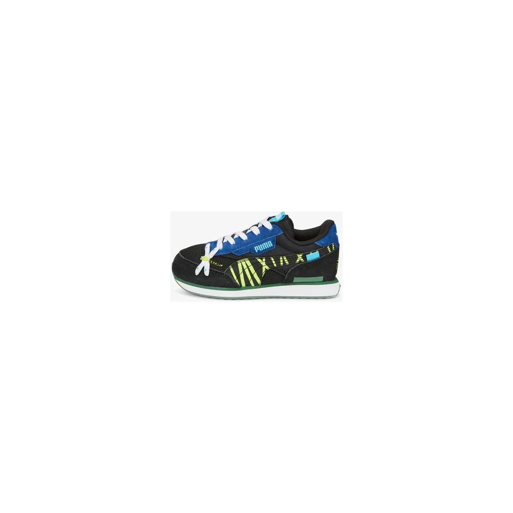 Детские кроссовки для мальчиков Puma Future Rider Small World Ps, Black — фото 4