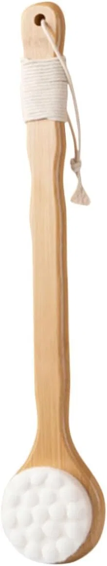 Щетка для тела с длинной ручкой, Generisch, 39.5x6.5x4 см, Белый