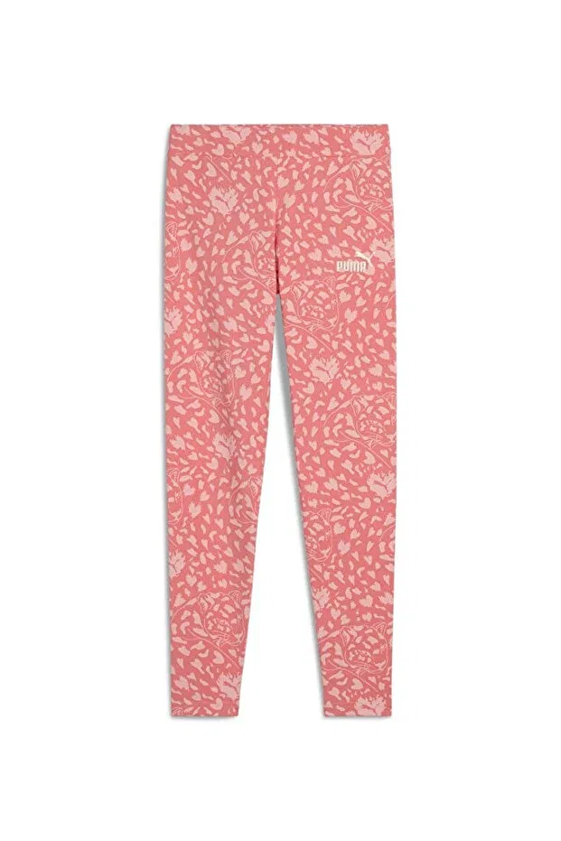 Детские леггинсы для девочек с принтом Flaming Love AOP Puma, Pink