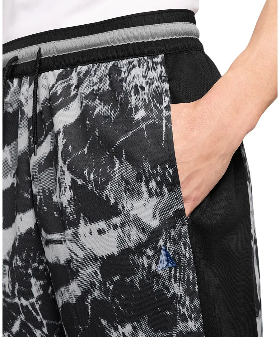Баскетбольные шорты Ja Morant 8" Dri-FIT Nike, Black/Gray/Metallic Silver — фото 3