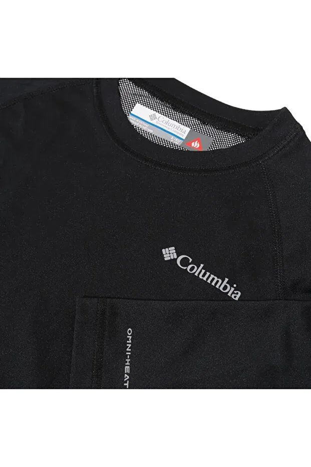 Детское термобелье для мальчиков с длинным рукавом Midweight Crew Columbia, Anthracite Melange — фото 4