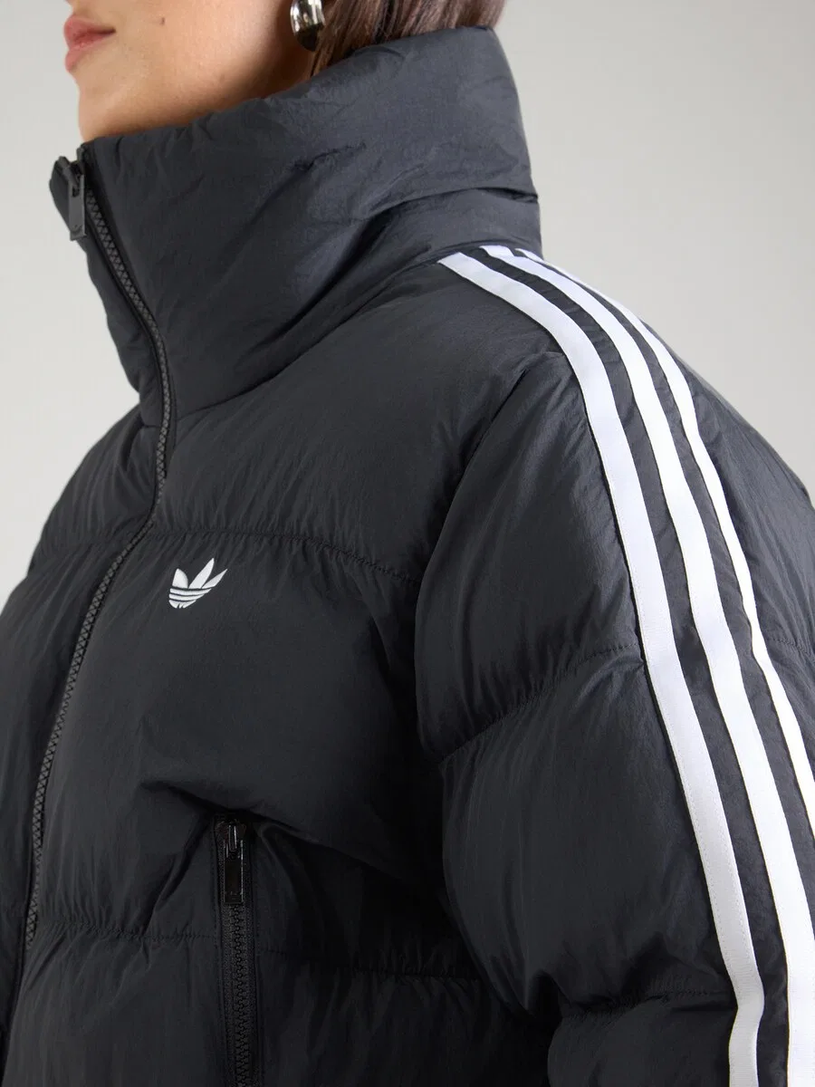 Зимняя куртка ADIDAS ORIGINALS 'Adicolor JKT' черного цвета — фото 3