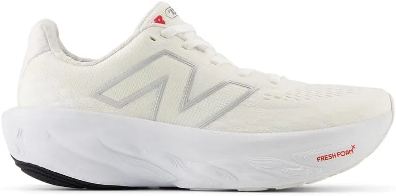 Детские беговые кроссовки для девочек Fresh Foam X 1080 V14 New Balance, White/Sea Salt — фото 3