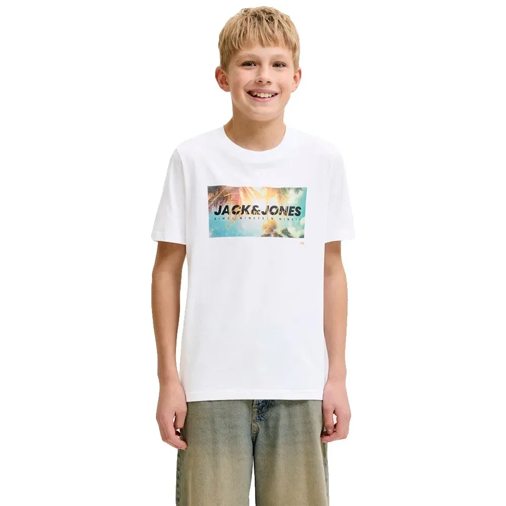 Футболка с коротким рукавом Ndiana Jack & Jones, белый