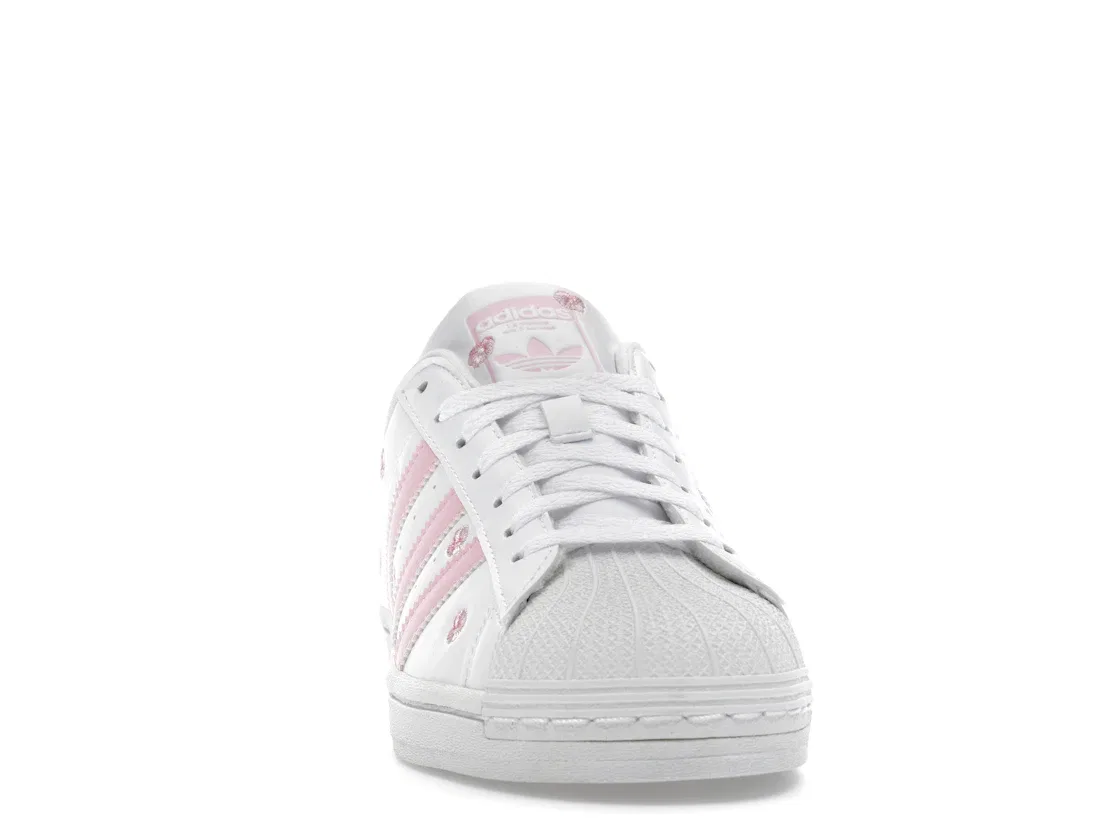 Детские кроссовки Lifestyle Adidas Superstar, Cloud White/Clear Pink/Cloud White — фото 2
