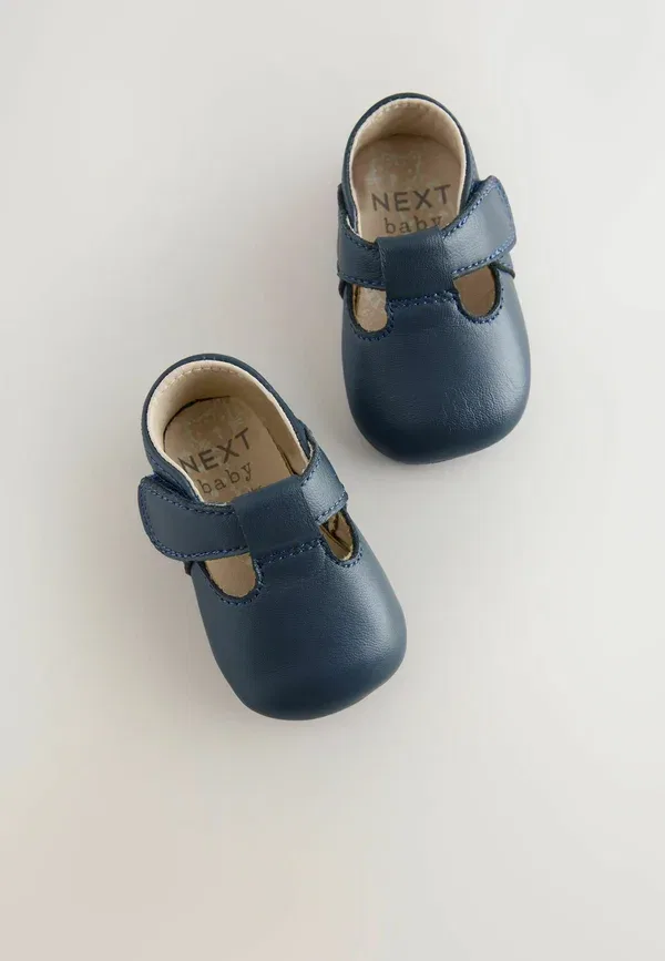 Ботинки кожаные Regular fit - baby shoes Next, темно-синий — фото 3