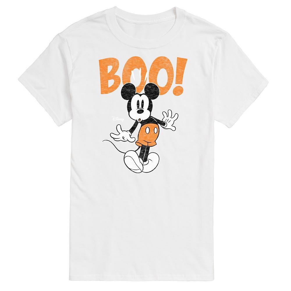 

Мужская футболка Disney's с Микки Маусом и рисунком Scared Boo, белый