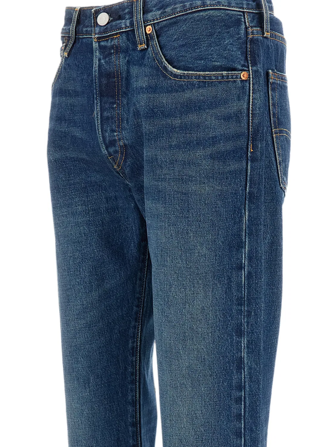 Джинсы 501 Original селвидж синие Levi's, синий — фото 2