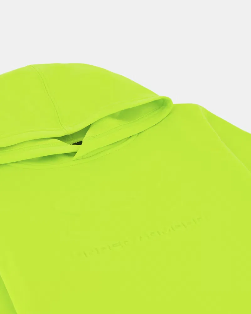 Худи для мальчиков из пике-флиса с выпрессованным логотипом UA Logo Emboss UnderArmour, Green Citrine — фото 2