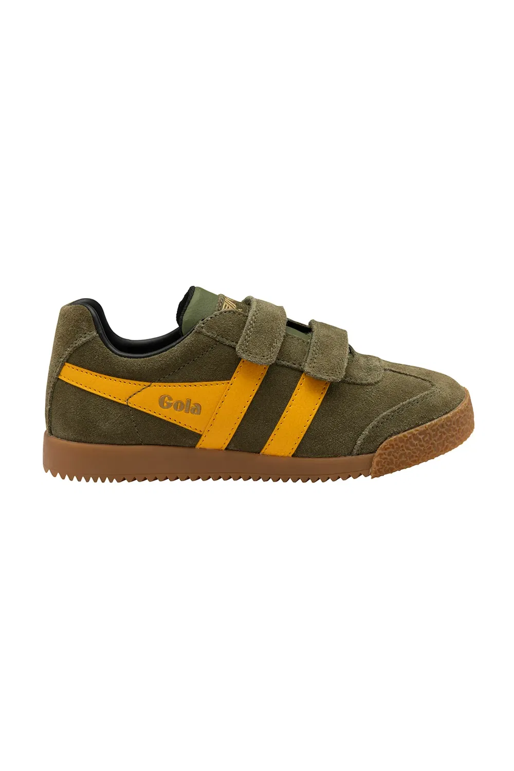 Кеды из замши Harrier Strap Gola Classics, Khaki — фото 2