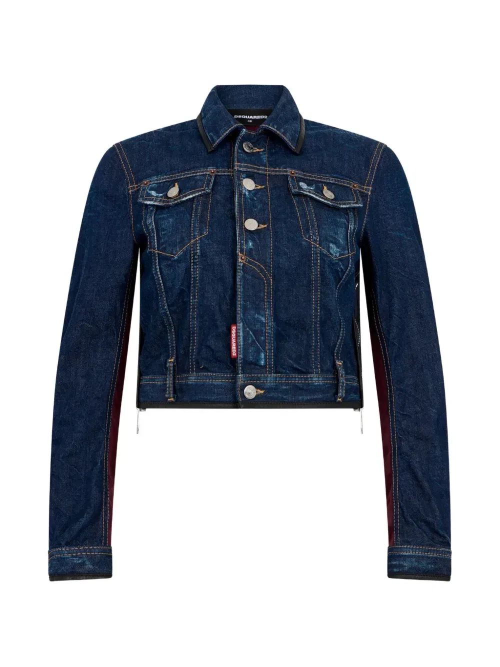 Бомбер на молнии Dsquared2, синий