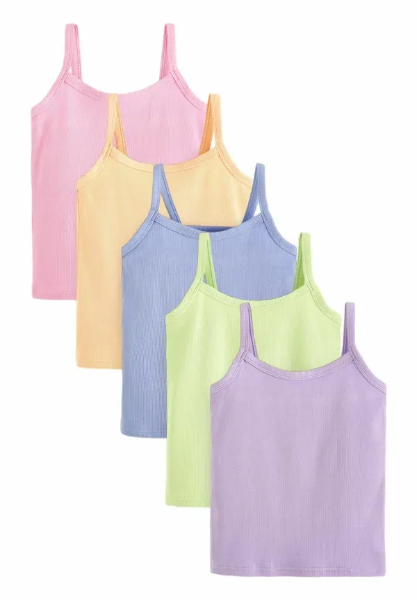 Топ из 5 предметов, джерси, 5 pack - regular fit - top, Next, multi pastel
