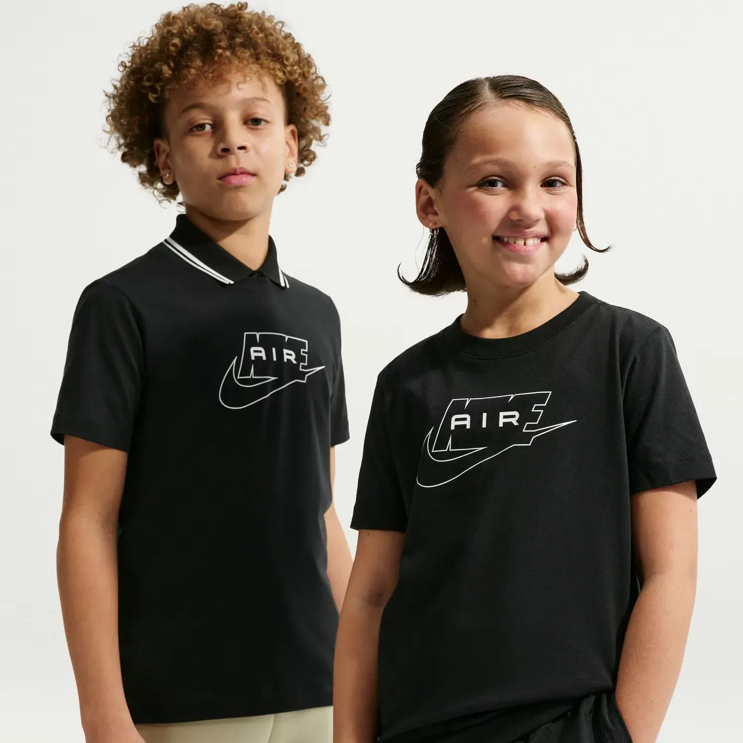 Детская футболка для мальчиков хлопковая Sportswear Tee Air Nike, Negro — фото 2