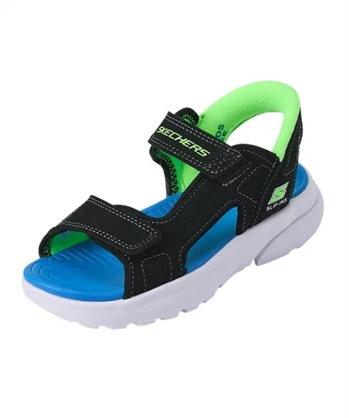 Детские спортивные сандалии с технологией Slip-ins RAZOR SPLASH SKECHERS, Blue