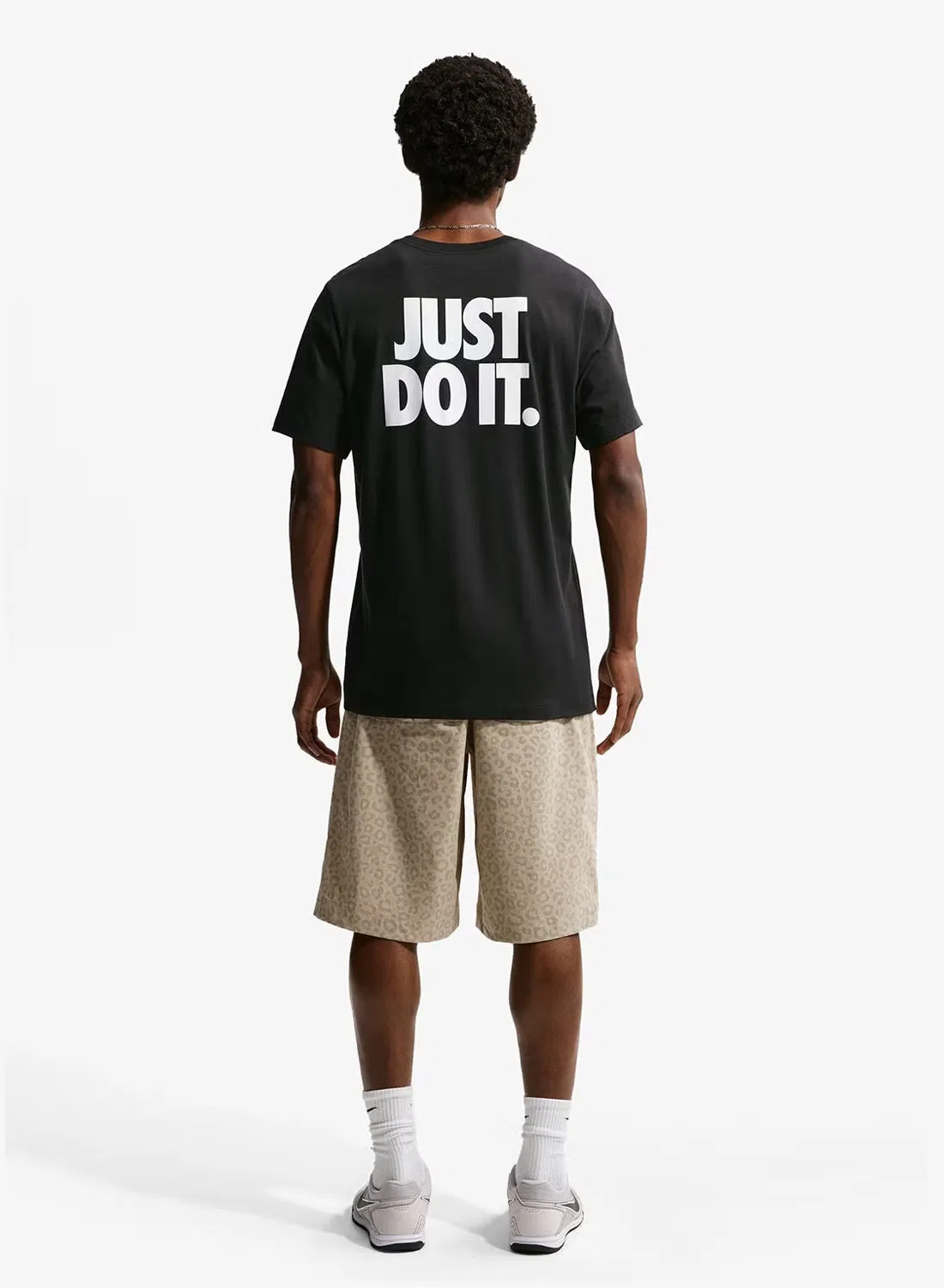 Футболка с принтом U NSW Tee STD JDI Nike, черный — фото 2