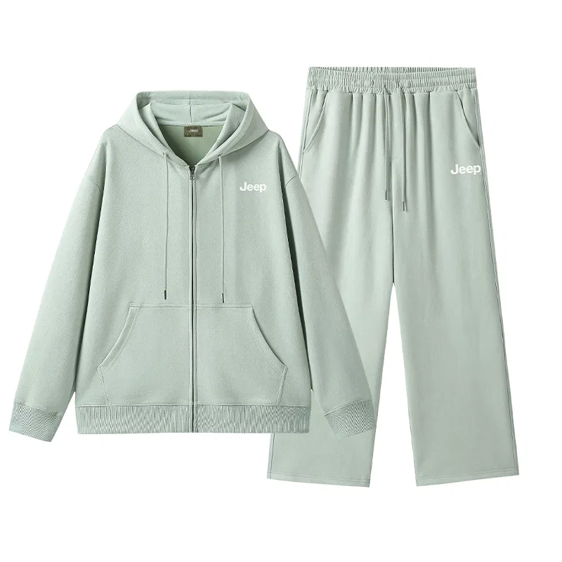 Детский комплект спортивной одежды с капюшоном и начесом Jeep, Gray Green+Gray Green
