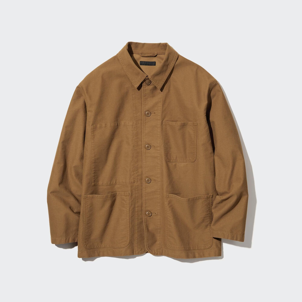 

Куртка-рубшка Uniqlo Utility, 35 коричневый