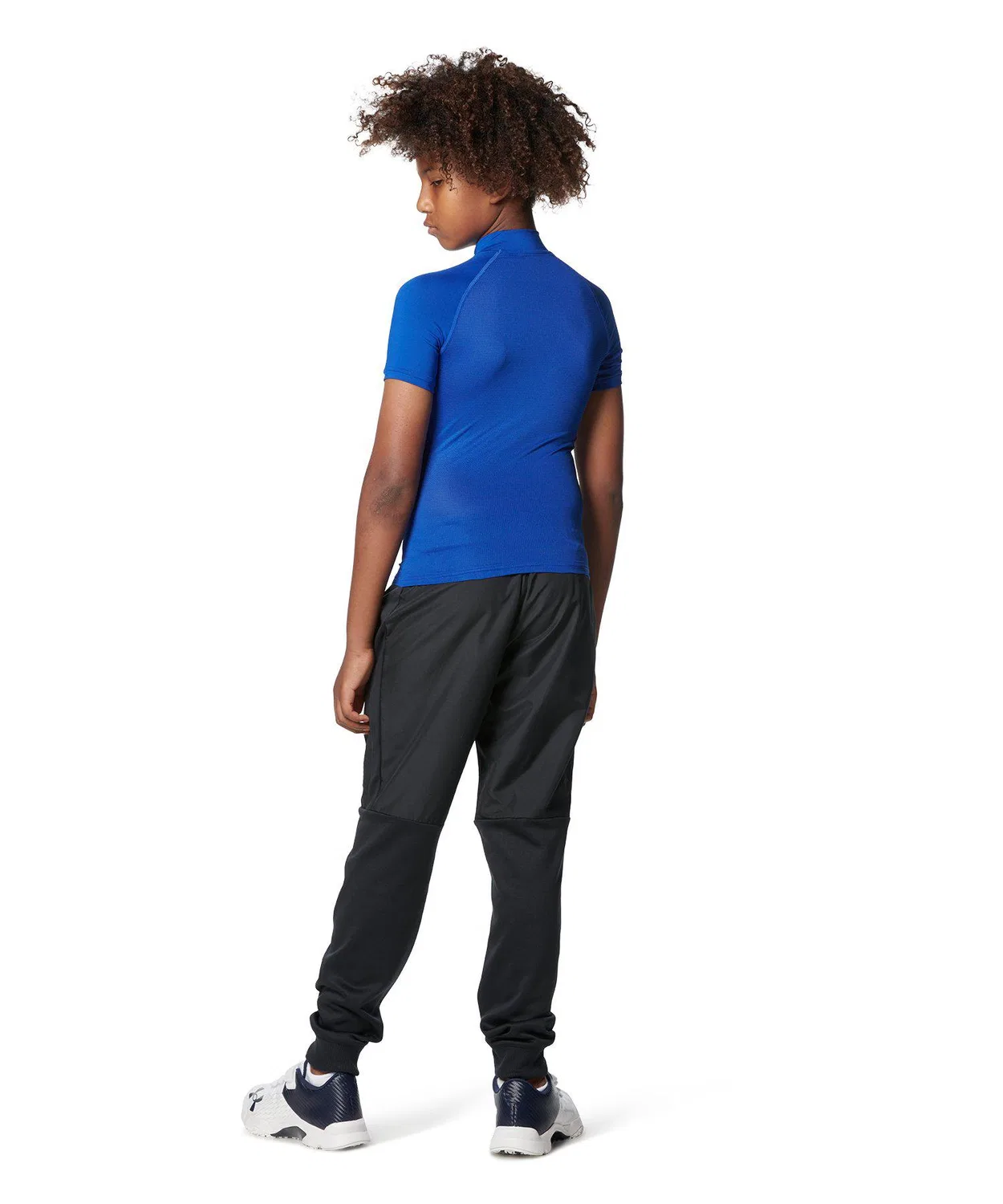 Детская компрессионная футболка с коротким рукавом Under Armour, Blue — фото 4