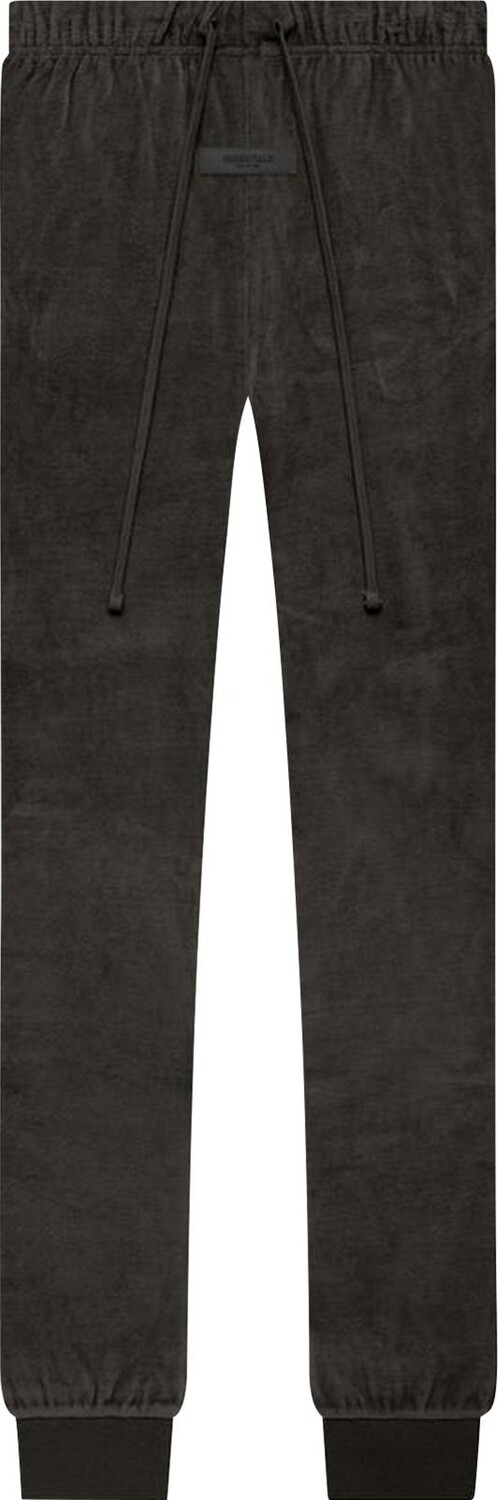 

Брюки Fear of God Essentials Velour Pant 'Off Black', черный
