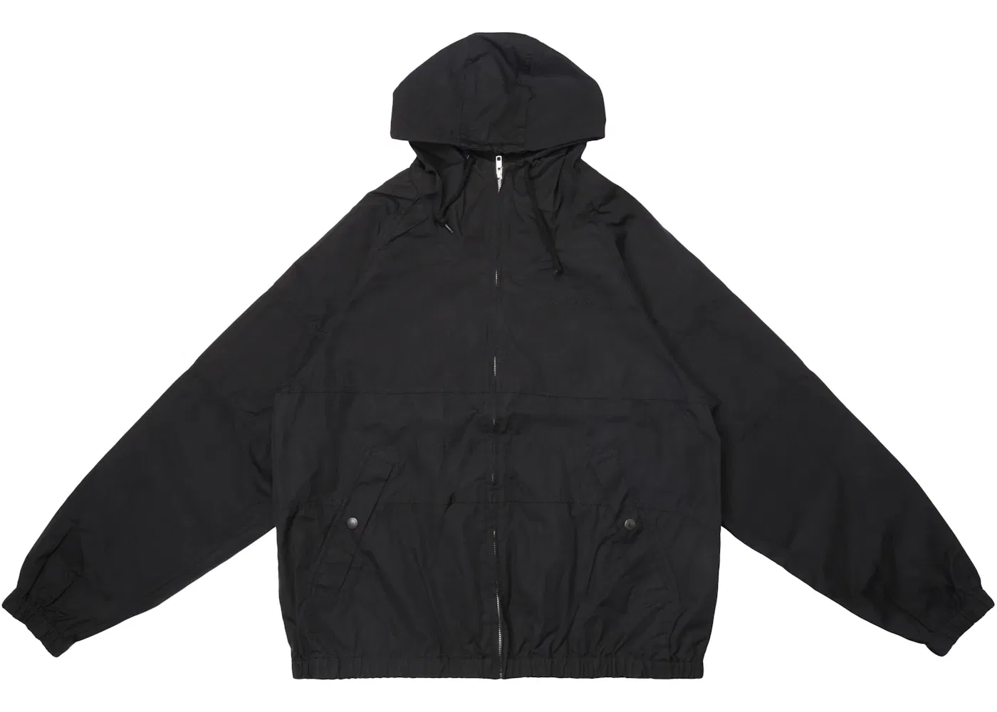 Мужская куртка с капюшоном Supreme Cotton Hooded Raglan Jacket, Black