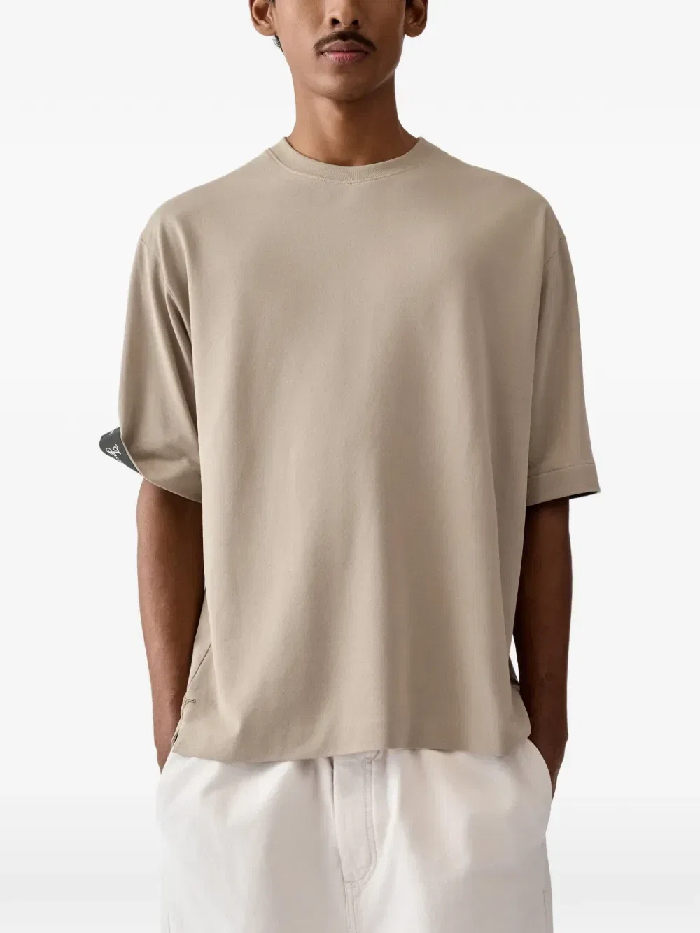 Футболка с коротким рукавом The Rond Carré JACQUEMUS, бежевый — фото 2