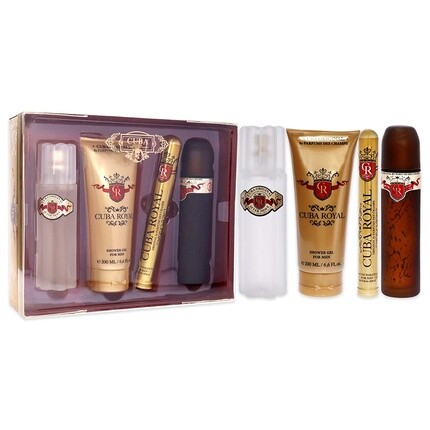 Cuba Royal EDT и набор после бритья с гелем для душа - 100мл, 35мл, 100мл, 200мл - Подарочный набор — фото 3