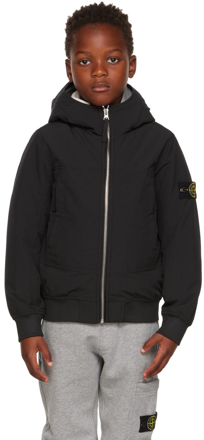 

Детская черная куртка Soft-Shell-R Stone Island Junior, Черный, Детская черная куртка Soft-Shell-R Stone Island Junior