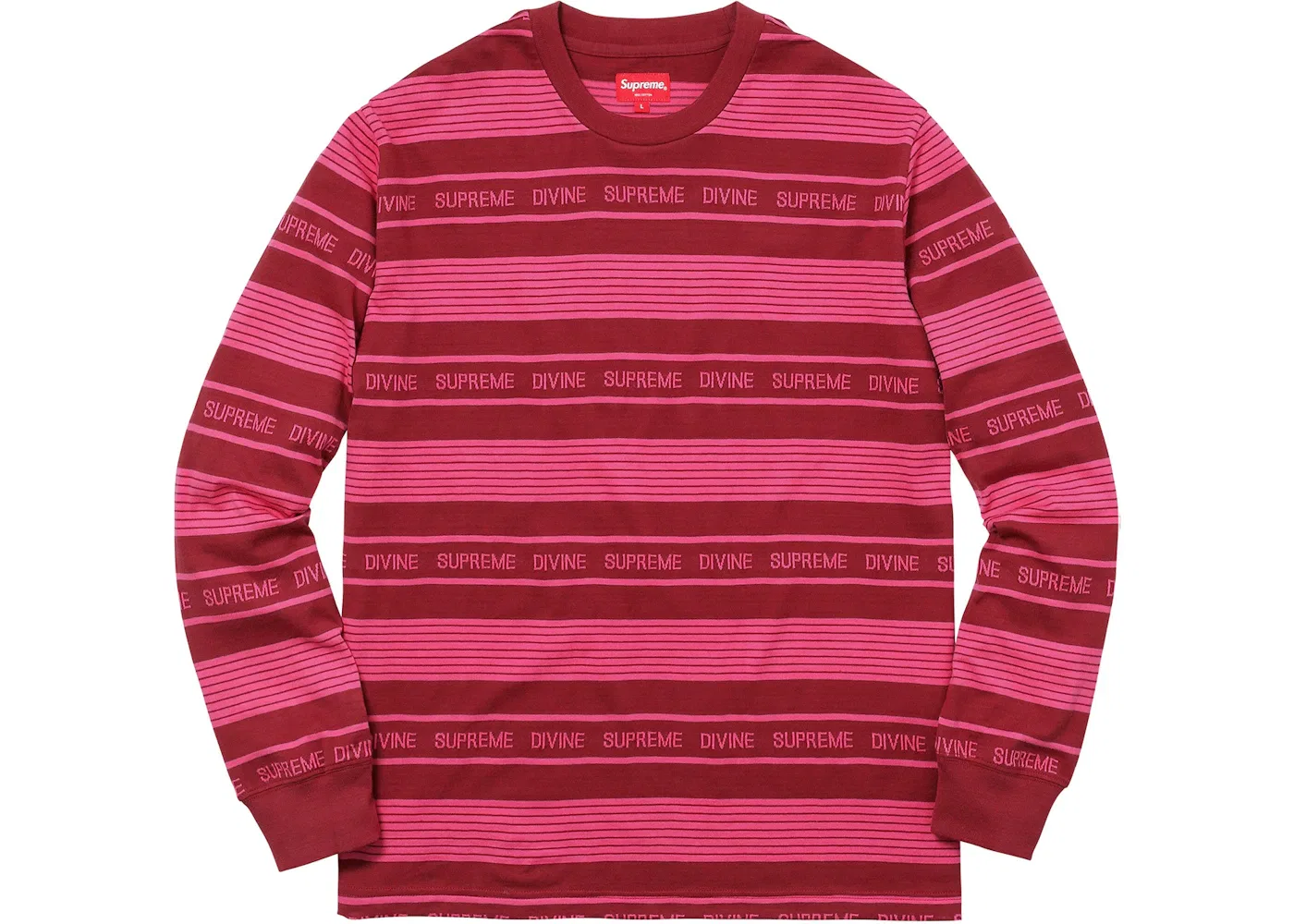 Мужская футболка с длинным рукавом Supreme Top, Red